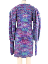 Striped Mohair Knit Sweater Dress Dress arcadeshops.com