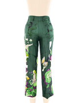 Prada Fairy Print Silk Pants Bottom arcadeshops.com