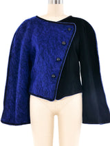Jeanne Marc Colorblock Wool Jacket Jacket arcadeshops.com