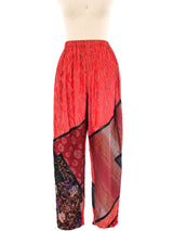 Koos Van Den Akker Lurex Striped Patchwork Pants Bottom arcadeshops.com