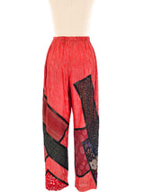 Koos Van Den Akker Lurex Striped Patchwork Pants Bottom arcadeshops.com