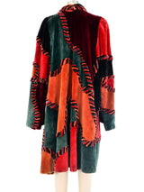 Patchwork Pieced Fur Coat Outerwear arcadeshops.com