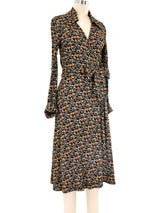 Diane von Furstenberg Ditsy Floral Printed Wrap Dress Dress arcadeshops.com