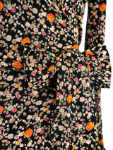 Diane von Furstenberg Ditsy Floral Printed Wrap Dress Dress arcadeshops.com