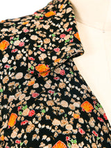 Diane von Furstenberg Ditsy Floral Printed Wrap Dress Dress arcadeshops.com