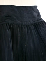 Christian Dior Accordion Pleated Mesh Skirt Bottom arcadeshops.com