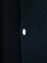 Pauline Trigere Black Evening Coat Jacket arcadeshops.com