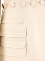 Moschino Button Trimmed Blazer Jacket arcadeshops.com