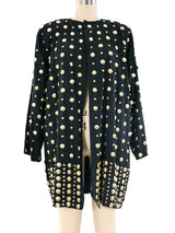 Dome Studded Longline Jacket Jacket arcadeshops.com