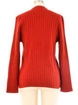 Celine Cable Knit Cardigan Top arcadeshops.com