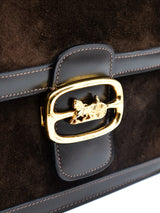 Celine Suede Carriage Shoulder Bag Accessory arcadeshops.com