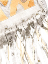 Ungaro Patchwork Fringed Leather Bag Accessory arcadeshops.com
