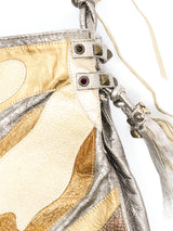 Ungaro Patchwork Fringed Leather Bag Accessory arcadeshops.com