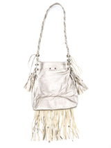 Ungaro Patchwork Fringed Leather Bag Accessory arcadeshops.com
