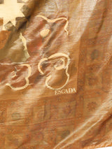Escada Metallic Printed Shawl Accessory arcadeshops.com