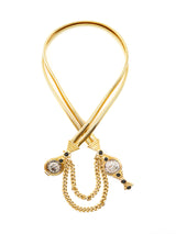 Judith Leiber Coin Embellished Stretch Belt Accessory arcadeshops.com