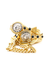 Judith Leiber Coin Embellished Stretch Belt Accessory arcadeshops.com