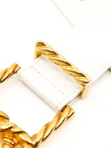 Faux Pearl Embellished Waist Belt Accessory arcadeshops.com