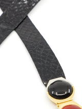 Judith Leiber Semiprecious Stone Snake Belt Accessory arcadeshops.com