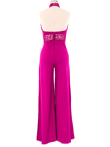 Fuchsia Chenille Jumpsuit Jumpsuit arcadeshops.com