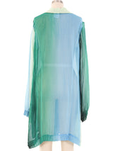 Issey Miyake Ombre Silk Jacket Jacket arcadeshops.com