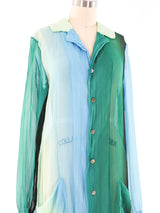 Issey Miyake Ombre Silk Jacket Jacket arcadeshops.com
