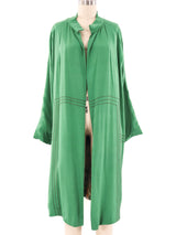 1920's Printed Lame Reversible Robe Jacket arcadeshops.com