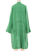 1920's Printed Lame Reversible Robe Jacket arcadeshops.com