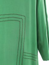 1920's Printed Lame Reversible Robe Jacket arcadeshops.com