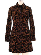 Gianni Versace Tiger Shirt Dress Dress arcadeshops.com