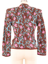 Yves Saint Laurent Floral Knit Jacket Jacket arcadeshops.com