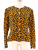 Yves Saint Laurent Floral Printed Jacket Jacket arcadeshops.com
