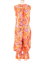 1960's Paisley Jumpsuit Jumpsuit arcadeshops.com