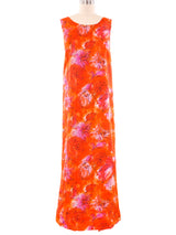 Floral Wrap Tank Dress Dress arcadeshops.com