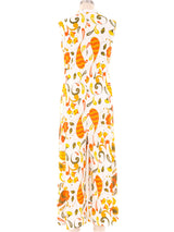 1960's Paisley Floral Jumpsuit Jumpsuit arcadeshops.com