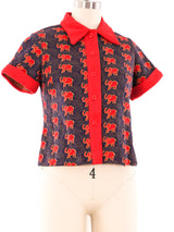 Elephant Knit Top Top arcadeshops.com