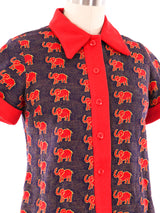 Elephant Knit Top Top arcadeshops.com
