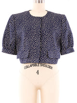 Valentino Cropped Short Sleeve Jacket Jacket arcadeshops.com