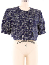 Valentino Cropped Short Sleeve Jacket Jacket arcadeshops.com