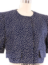 Valentino Cropped Short Sleeve Jacket Jacket arcadeshops.com