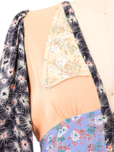 Jeff Banks Mixed Print Ruffle Dress Dress arcadeshops.com