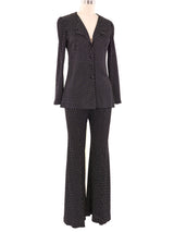 1970's Polka Dot Pant Suit Suit arcadeshops.com