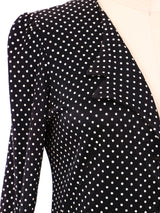 1970's Polka Dot Pant Suit Suit arcadeshops.com