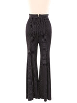 1970's Polka Dot Pant Suit Suit arcadeshops.com