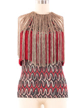 Missoni Fringed Tank Top Top arcadeshops.com