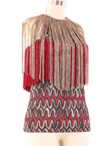 Missoni Fringed Tank Top Top arcadeshops.com