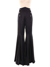 Thierry Mugler Flared Sailor Style Pants Bottom arcadeshops.com