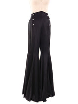 Thierry Mugler Flared Sailor Style Pants Bottom arcadeshops.com