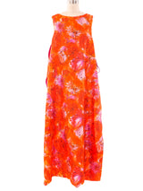 Floral Wrap Tank Dress Dress arcadeshops.com