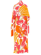 Psychedelic Print Keyhole Maxi Dress Dress arcadeshops.com